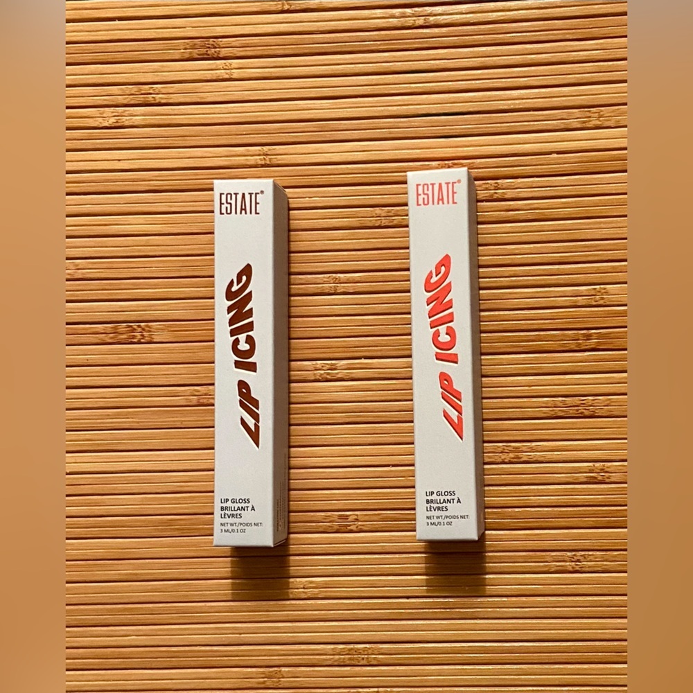 Lip Icing Estate Cosmetics Peach and Boom‎ bew in box full size (2)
